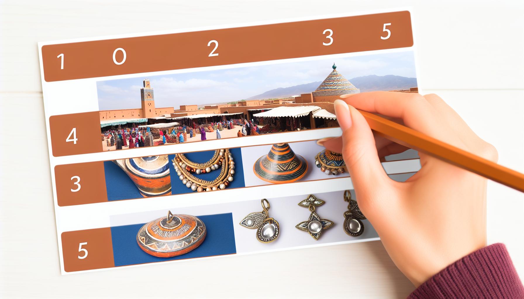 Moroccan craftsmanship on the markets