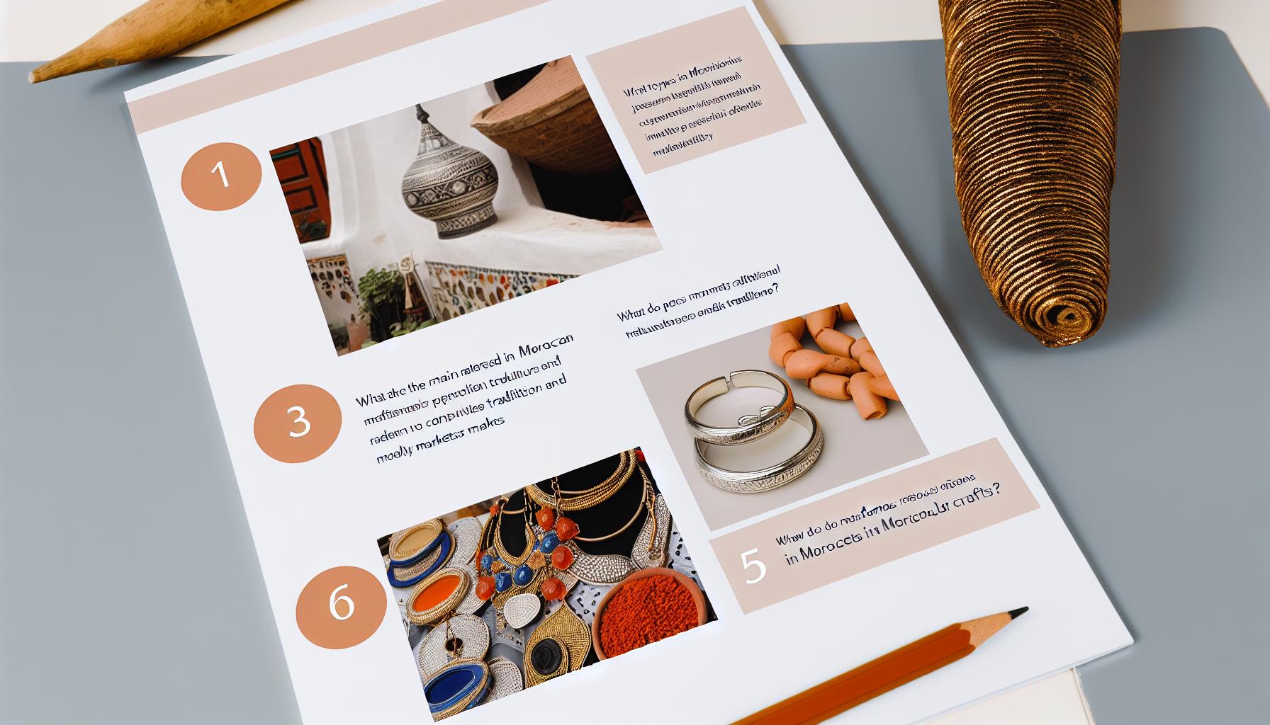 Moroccan handicrafts