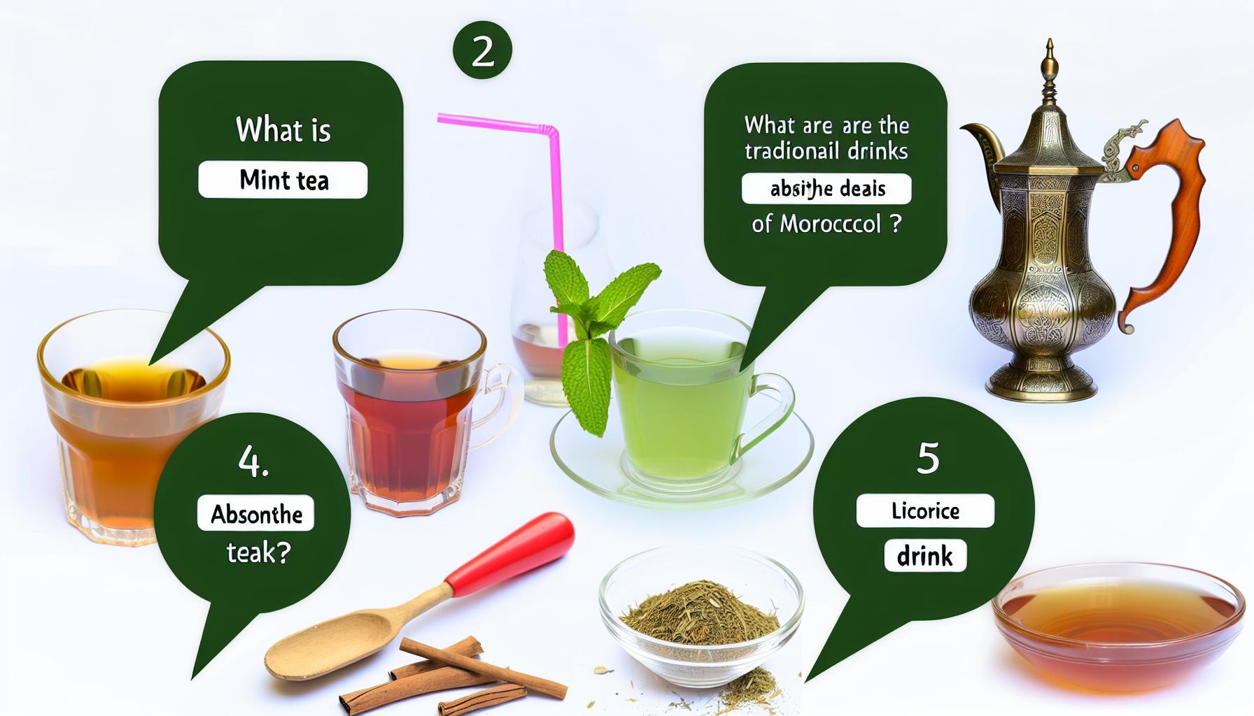 Traditional Moroccan milk drinks