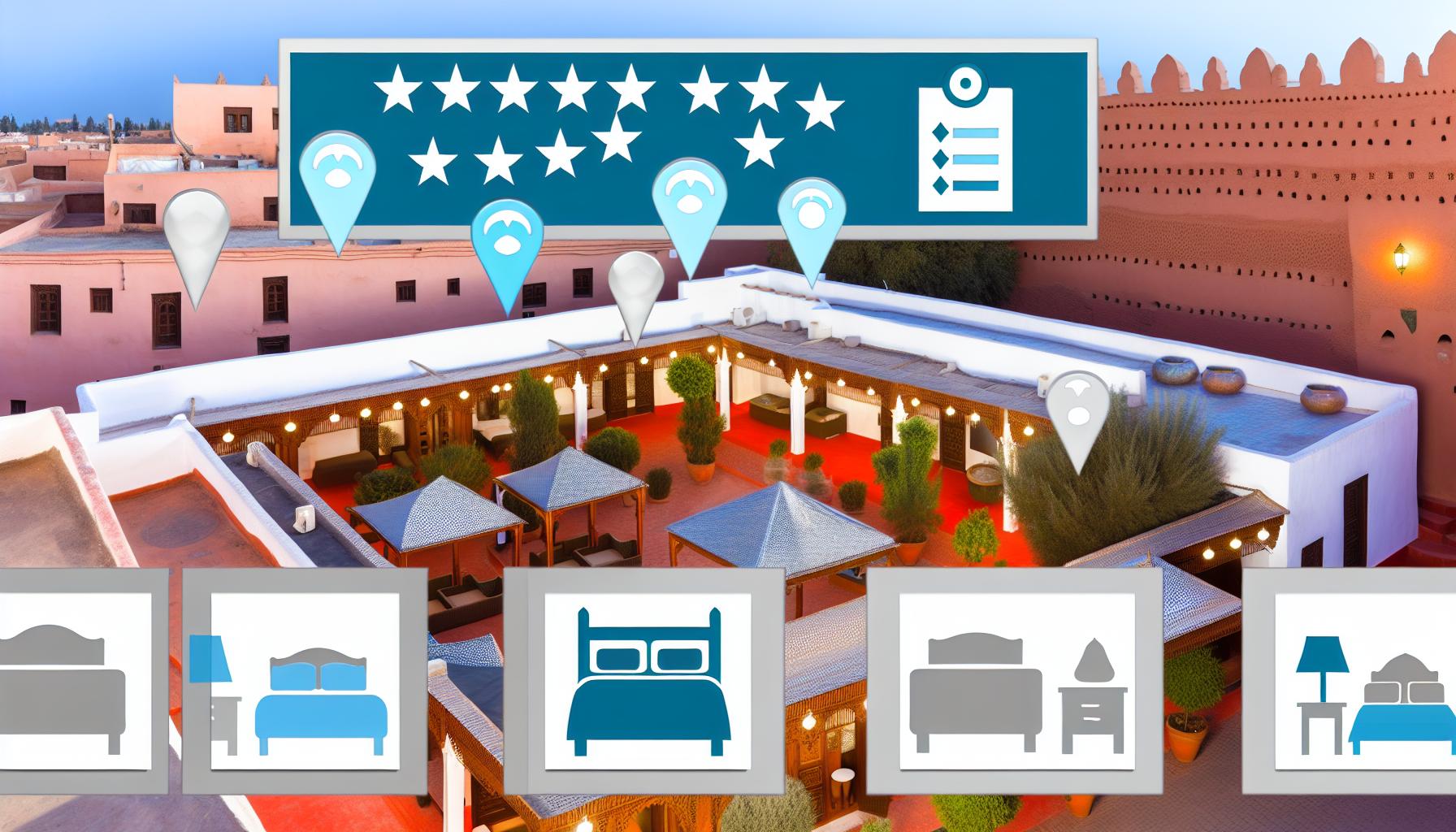 Choose accommodation in Morocco