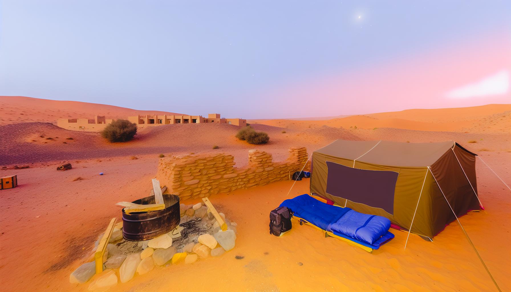 Saharan camp