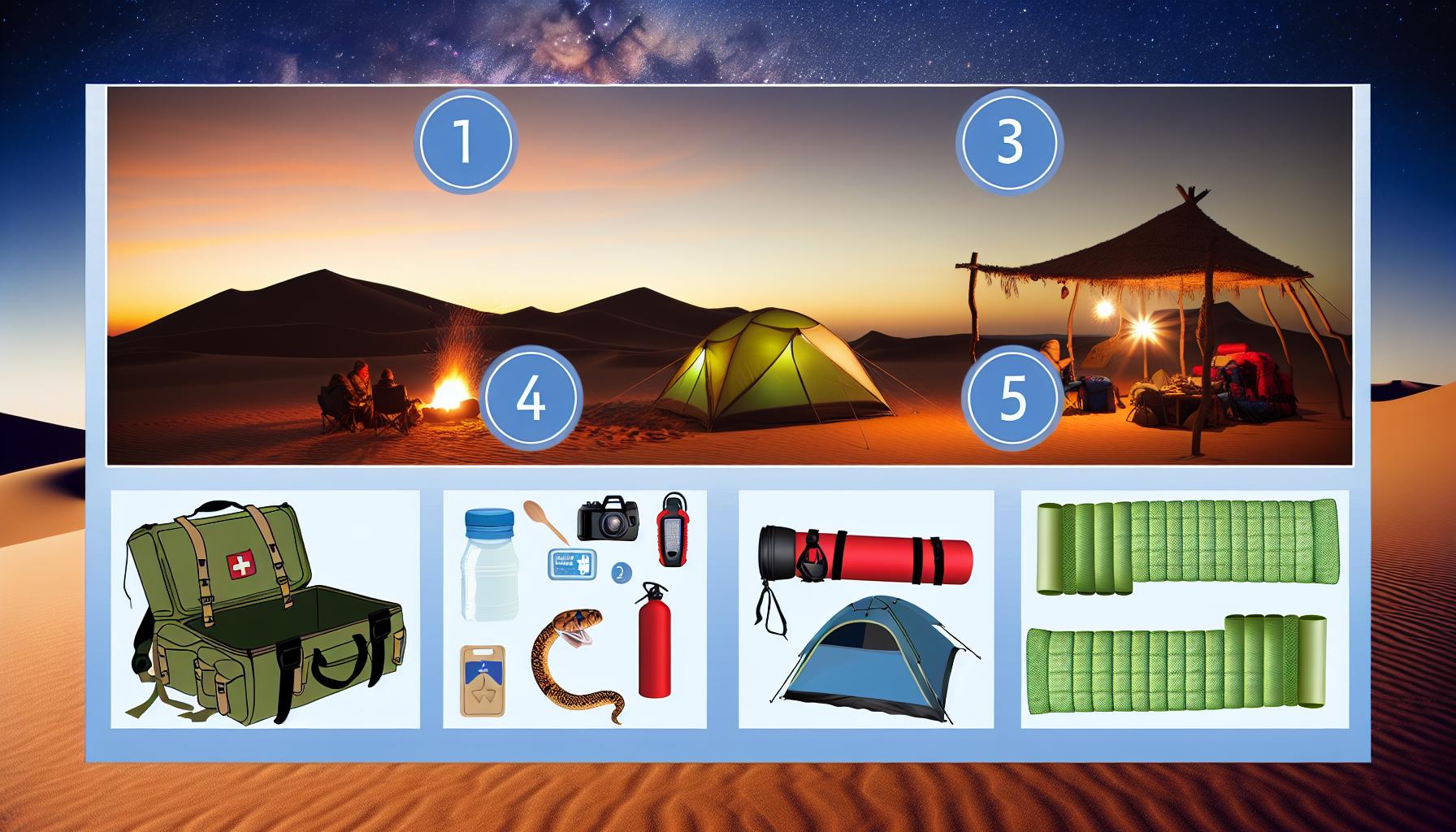 Sleep comfortably in the Sahara