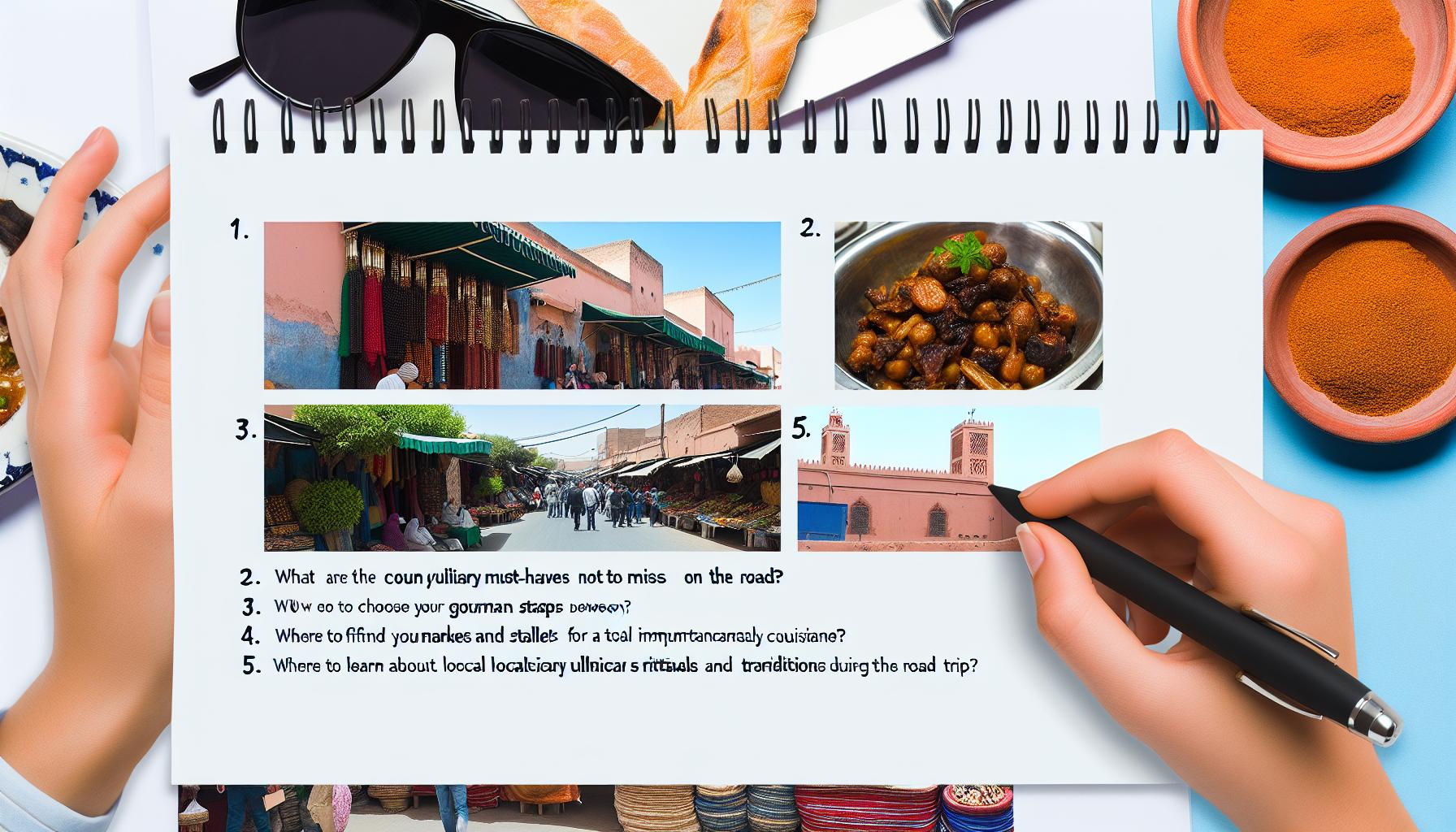 Road trip gourmet in Morocco