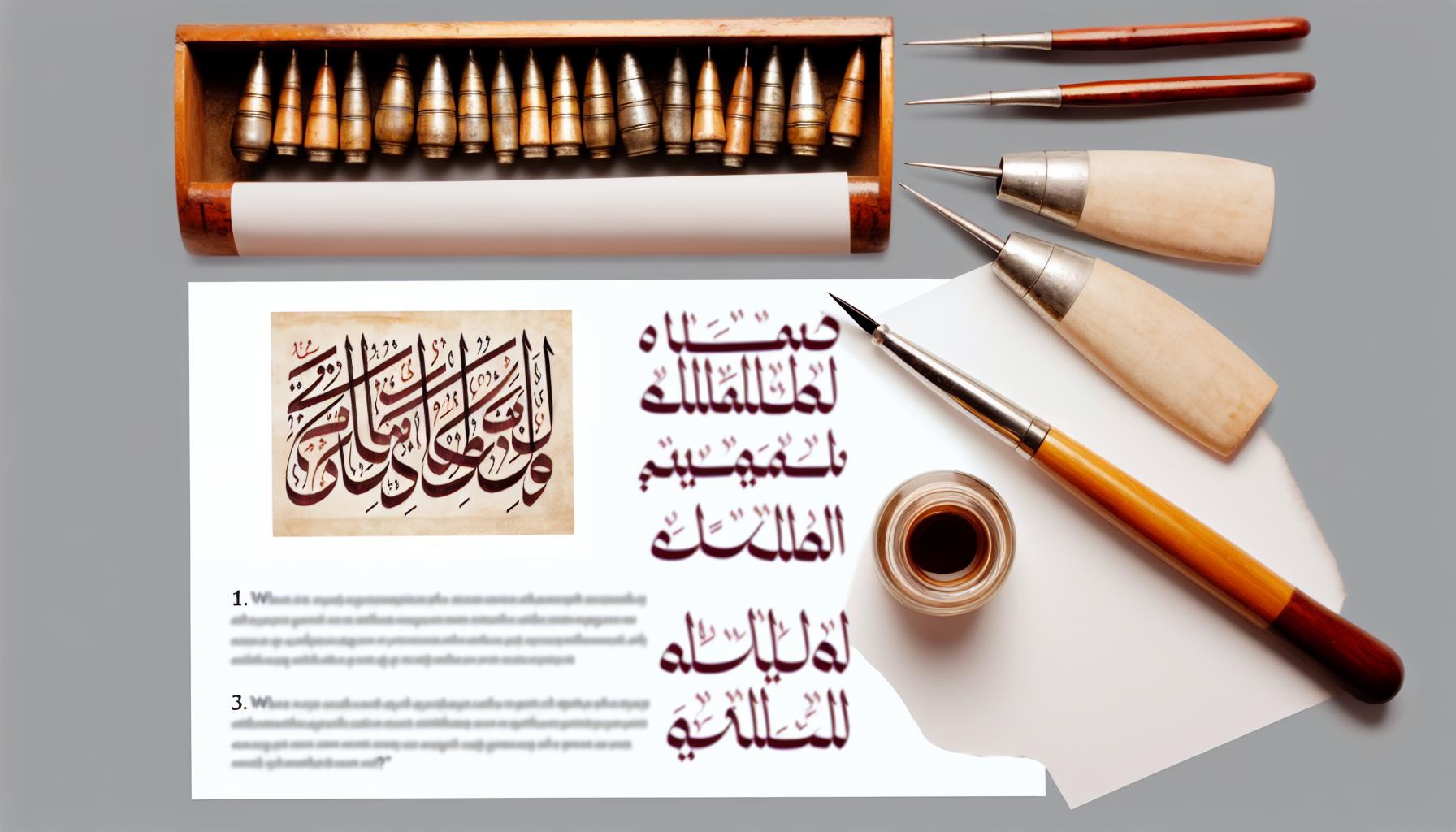 Moroccan Calligraphy