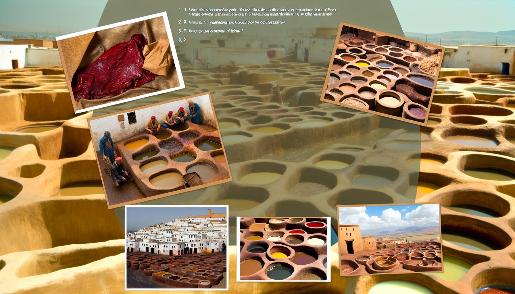 Leather craft in Fès