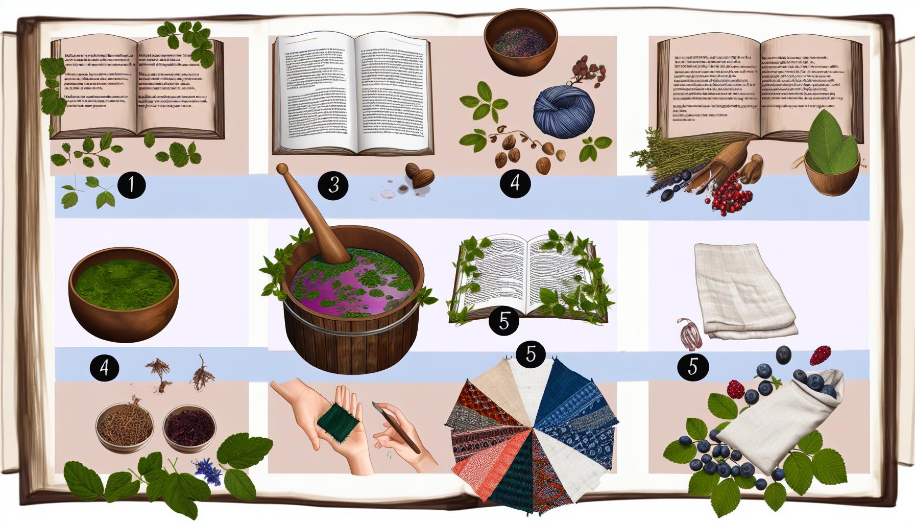 Ingredients for natural dyeing