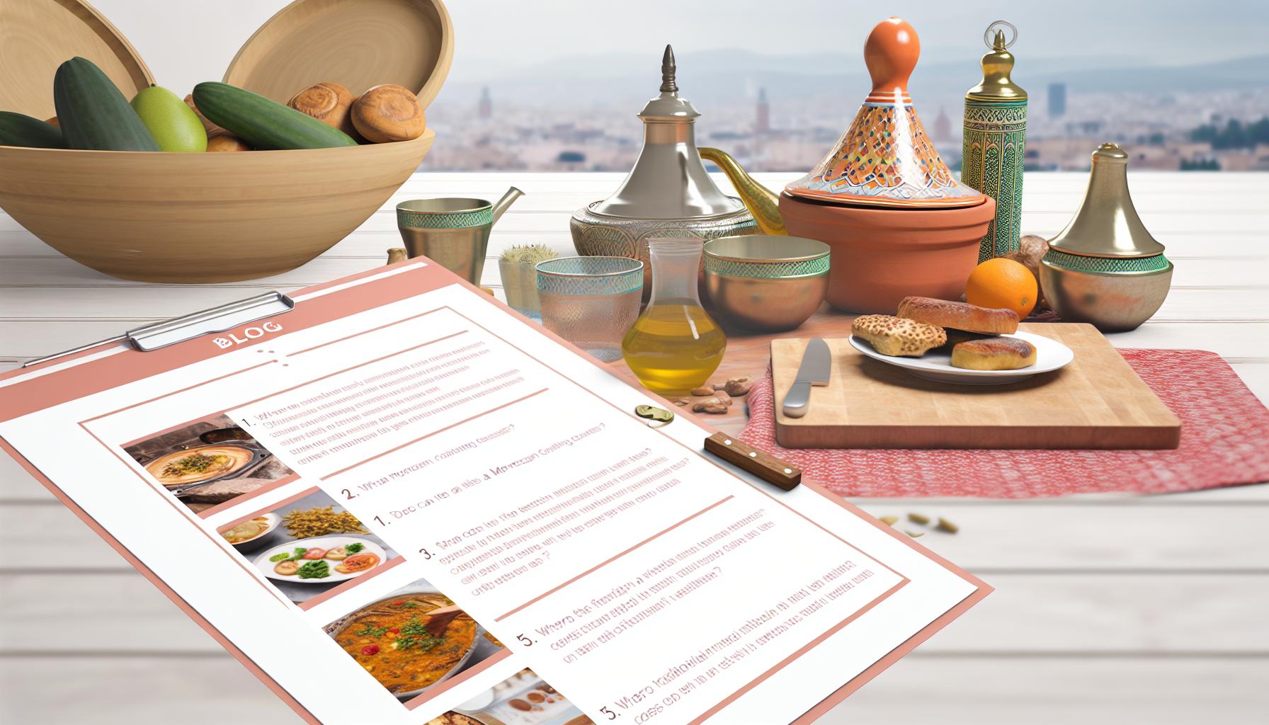 Moroccan cuisine workshop in Marrakech