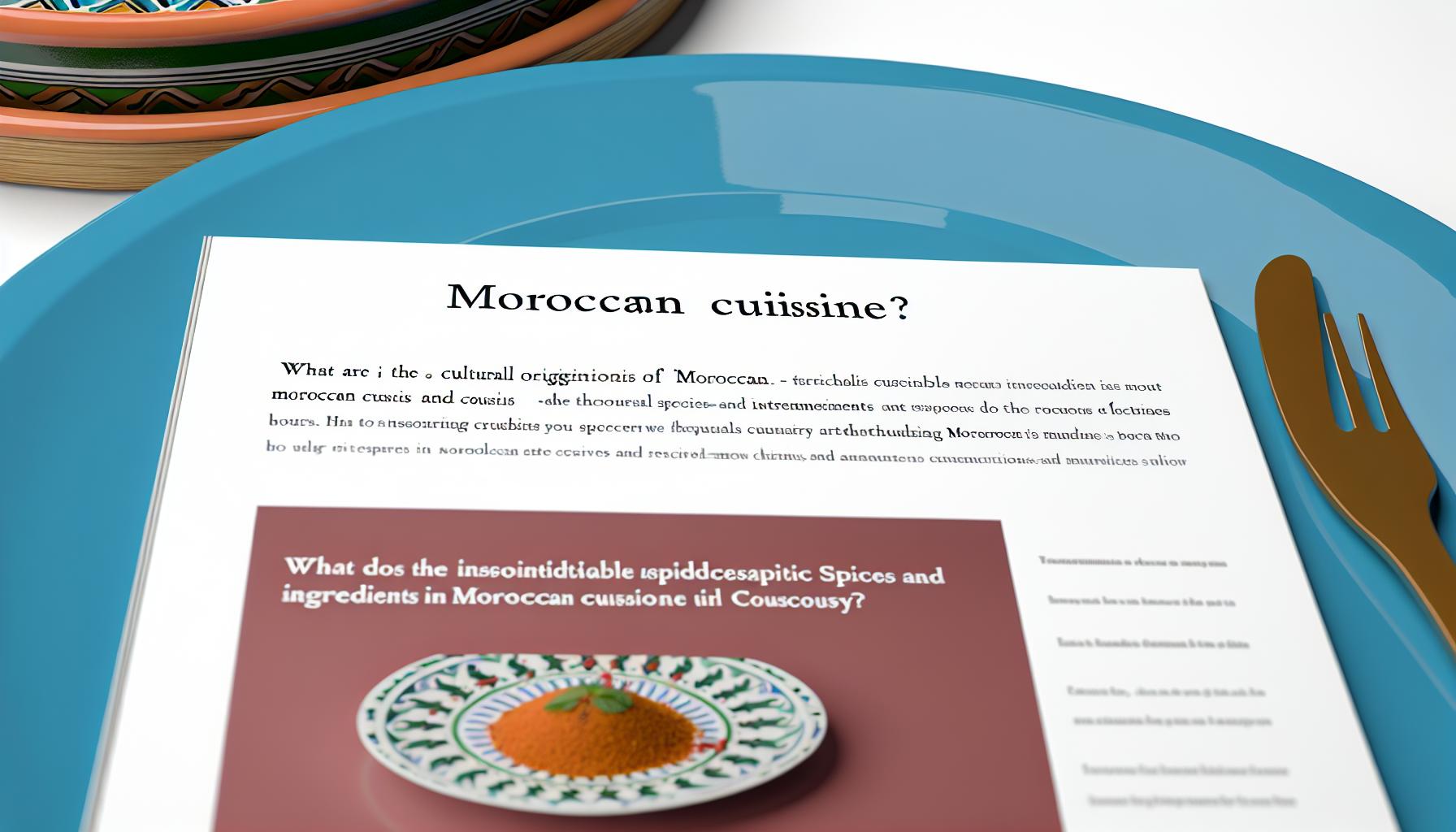 Moroccan cuisine