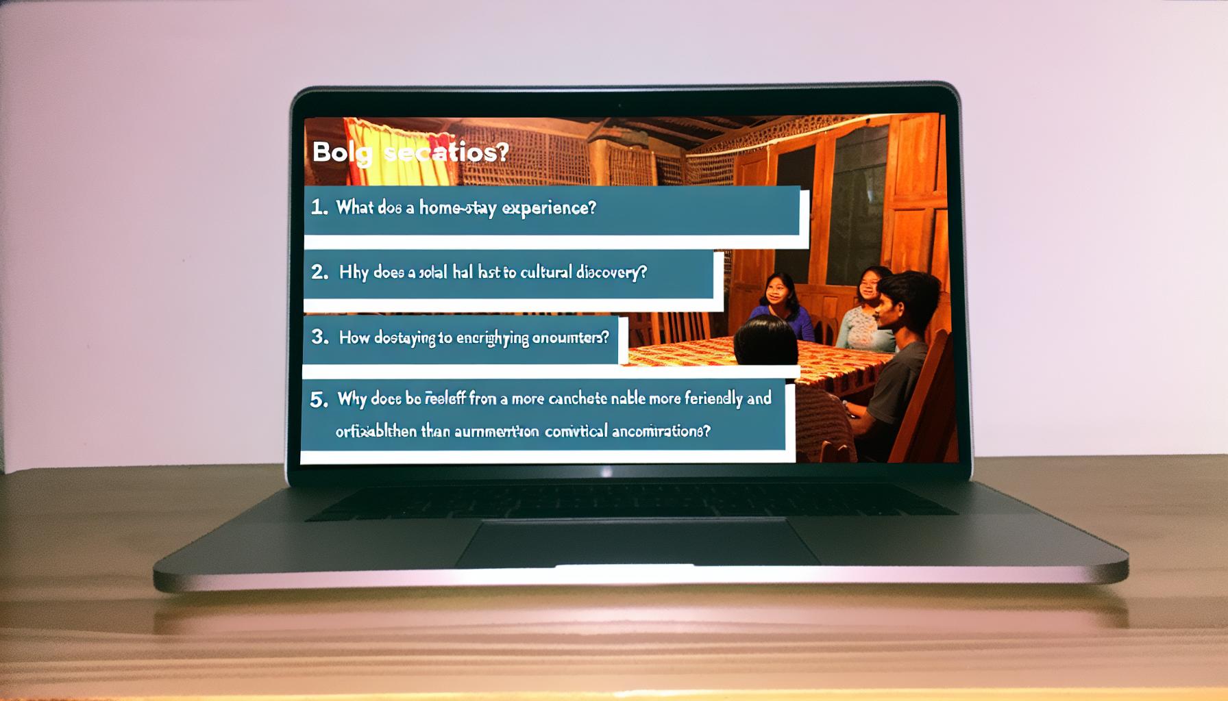 User friendly environment at home