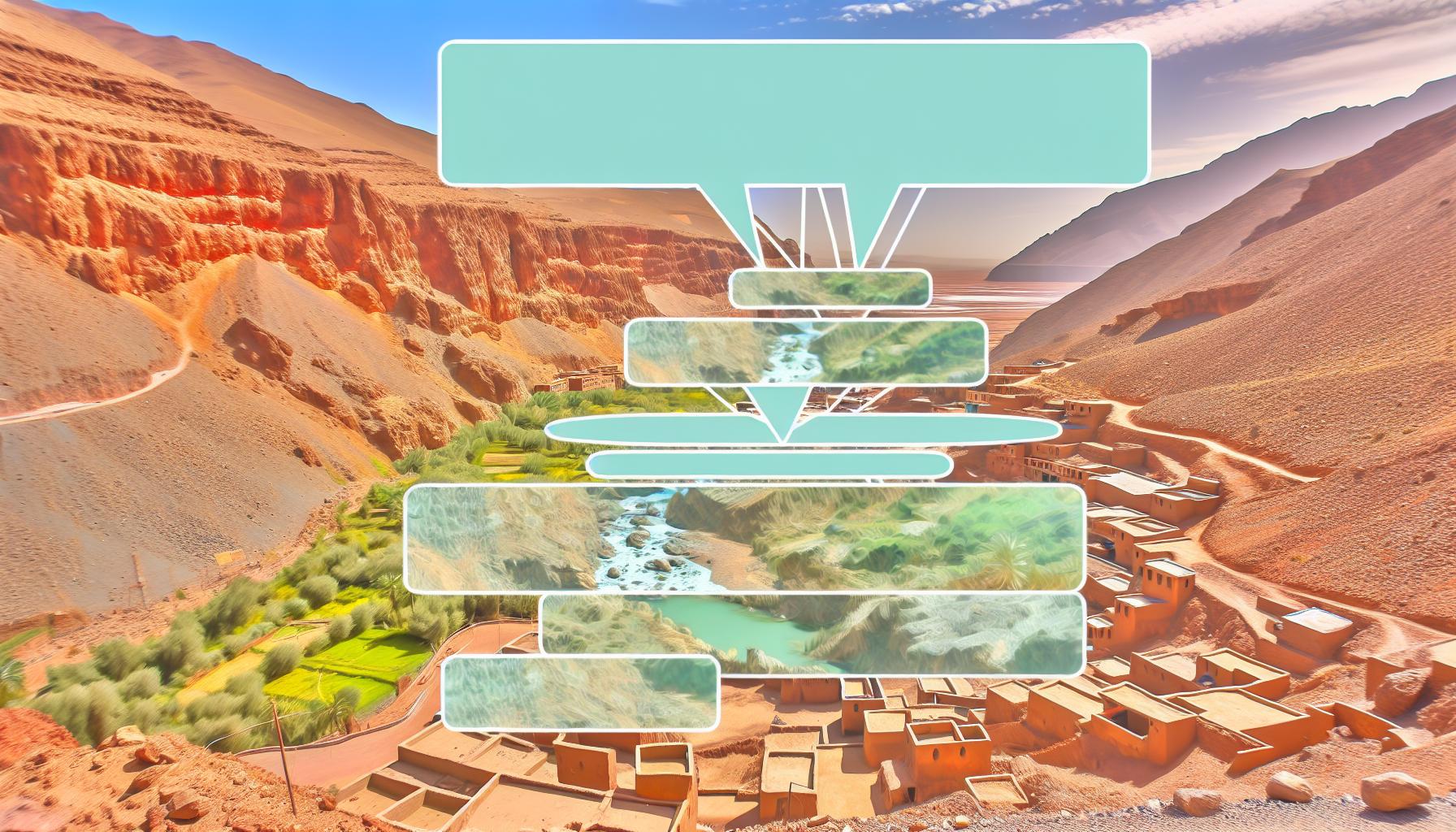 Berber villages in the Gorges du Dadès