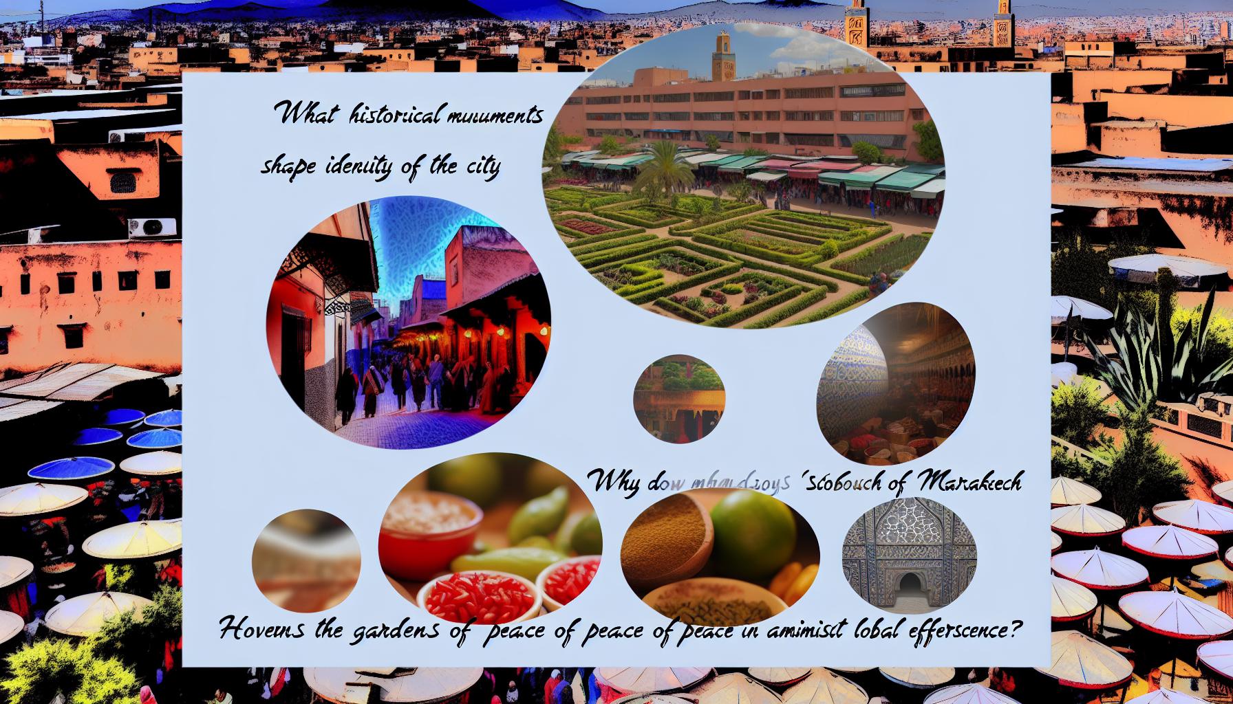 Historical monuments of Marrakech