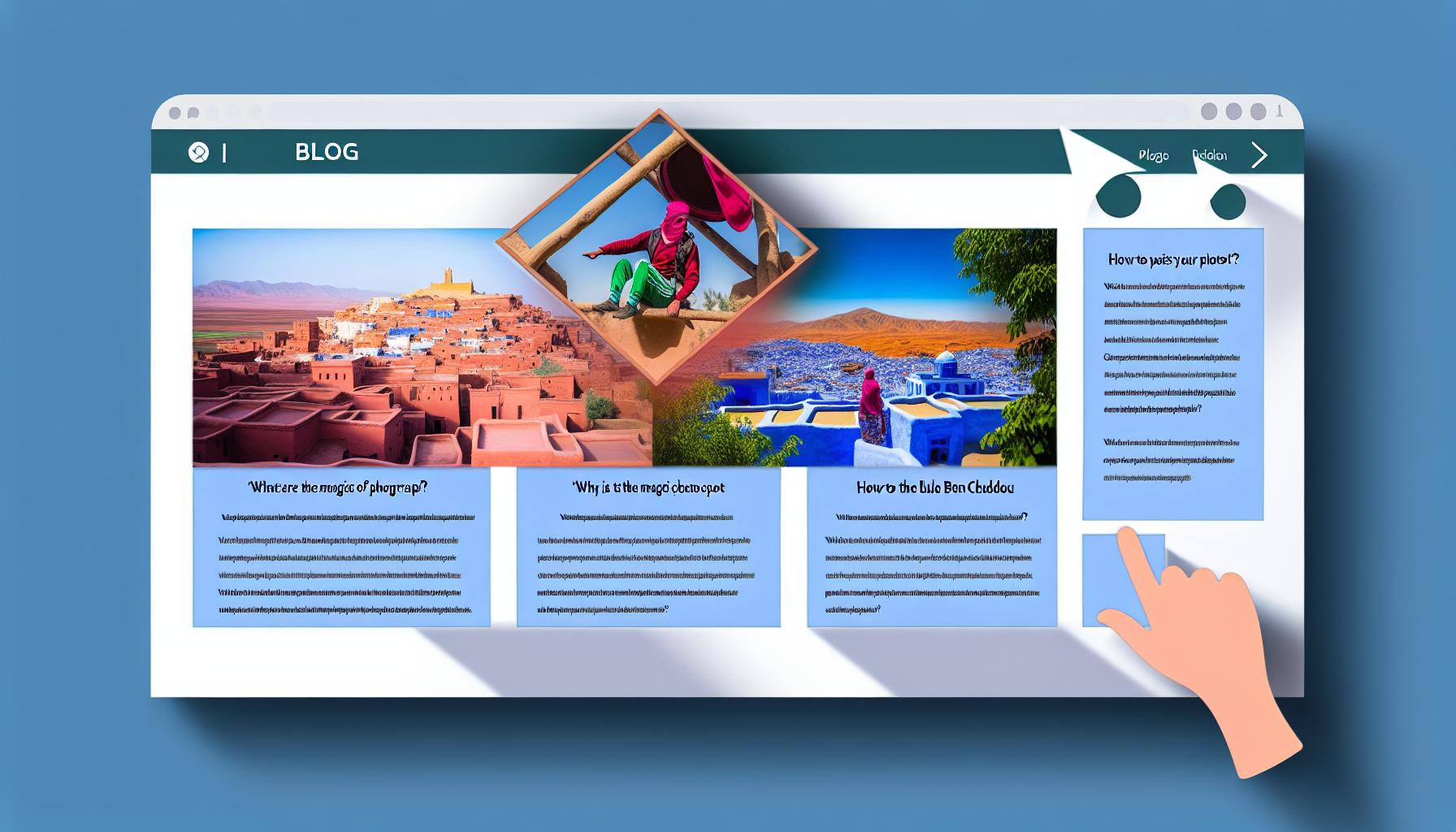 Photograph of the Marrakech Medina