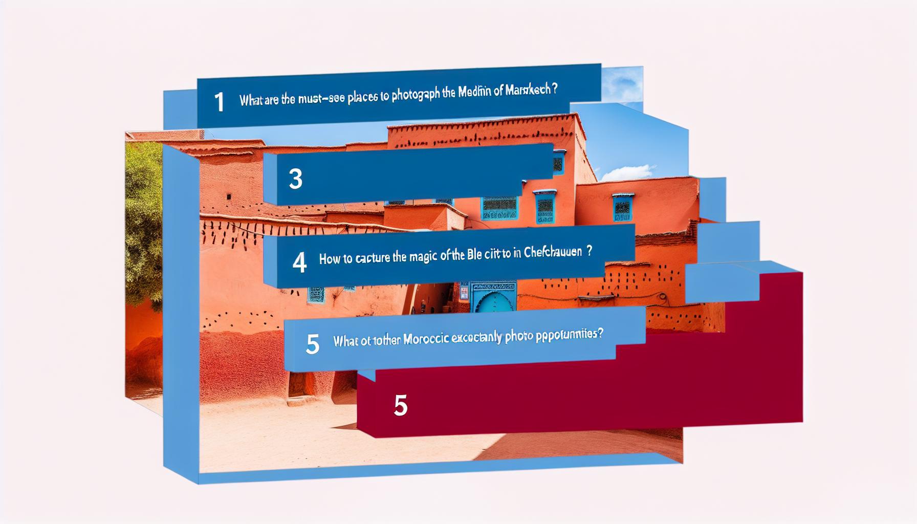 Landscape of the Sahara in Morocco