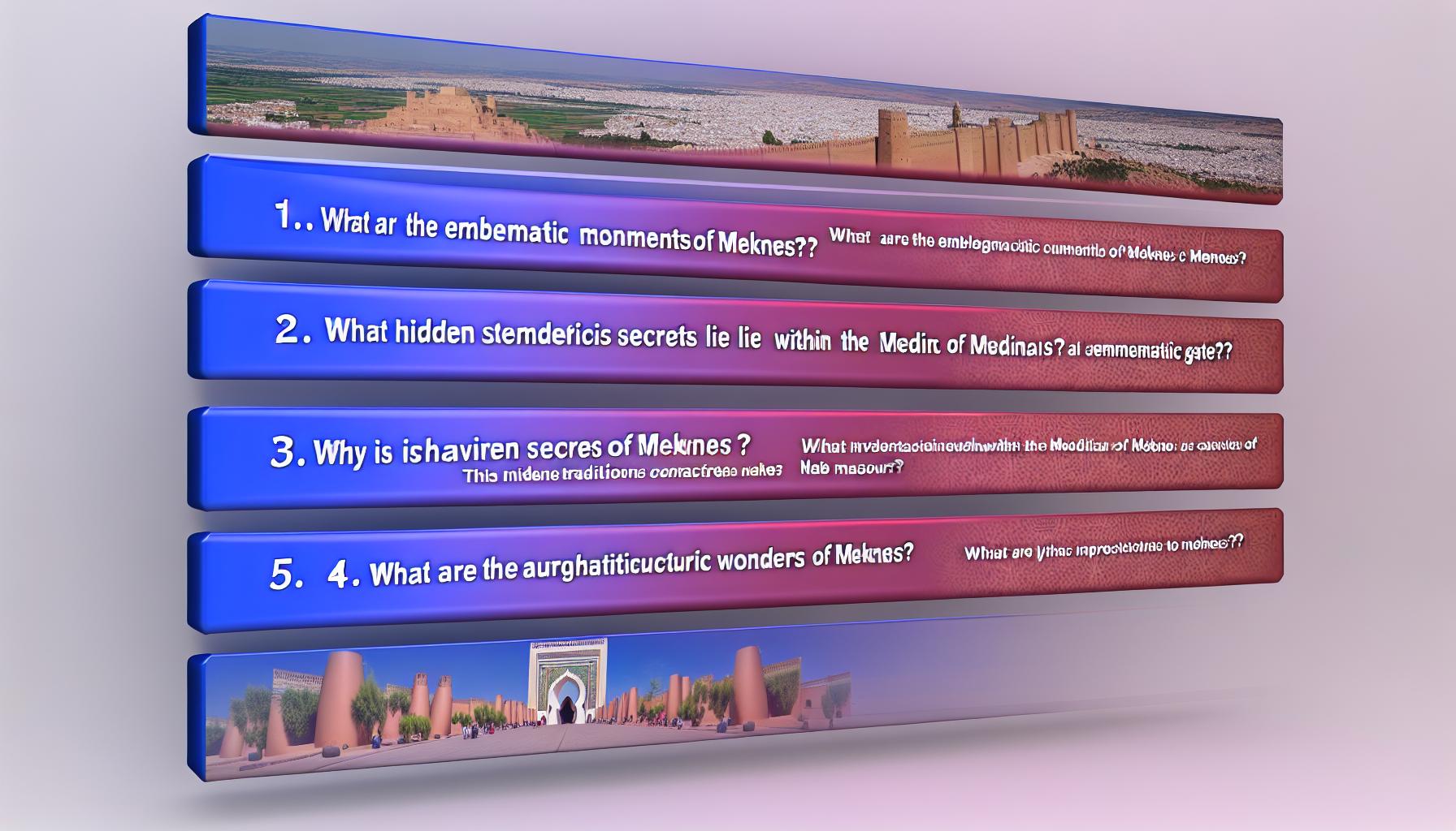 Traditions in Meknes