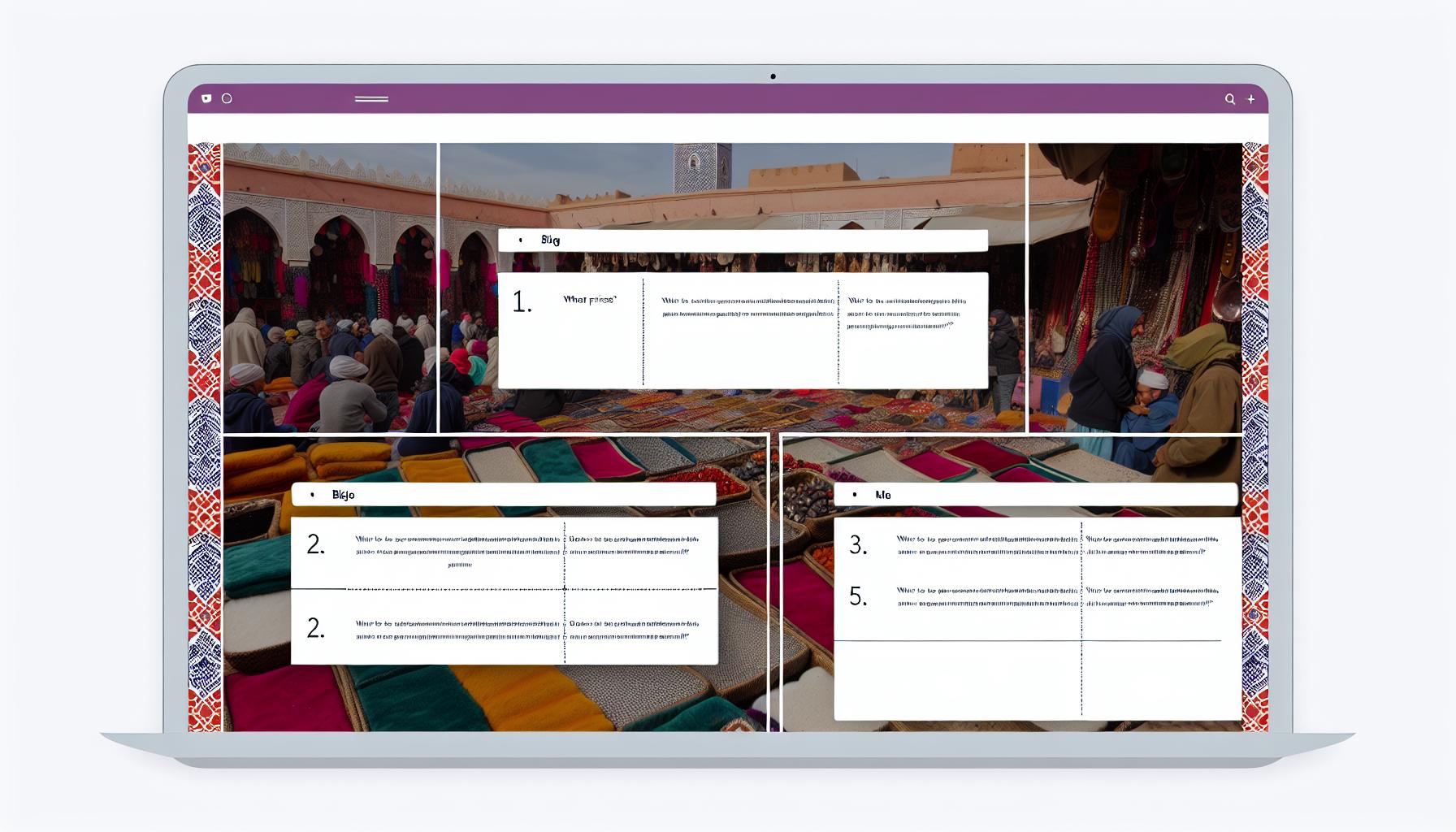 Negotiations at the Moroccan market