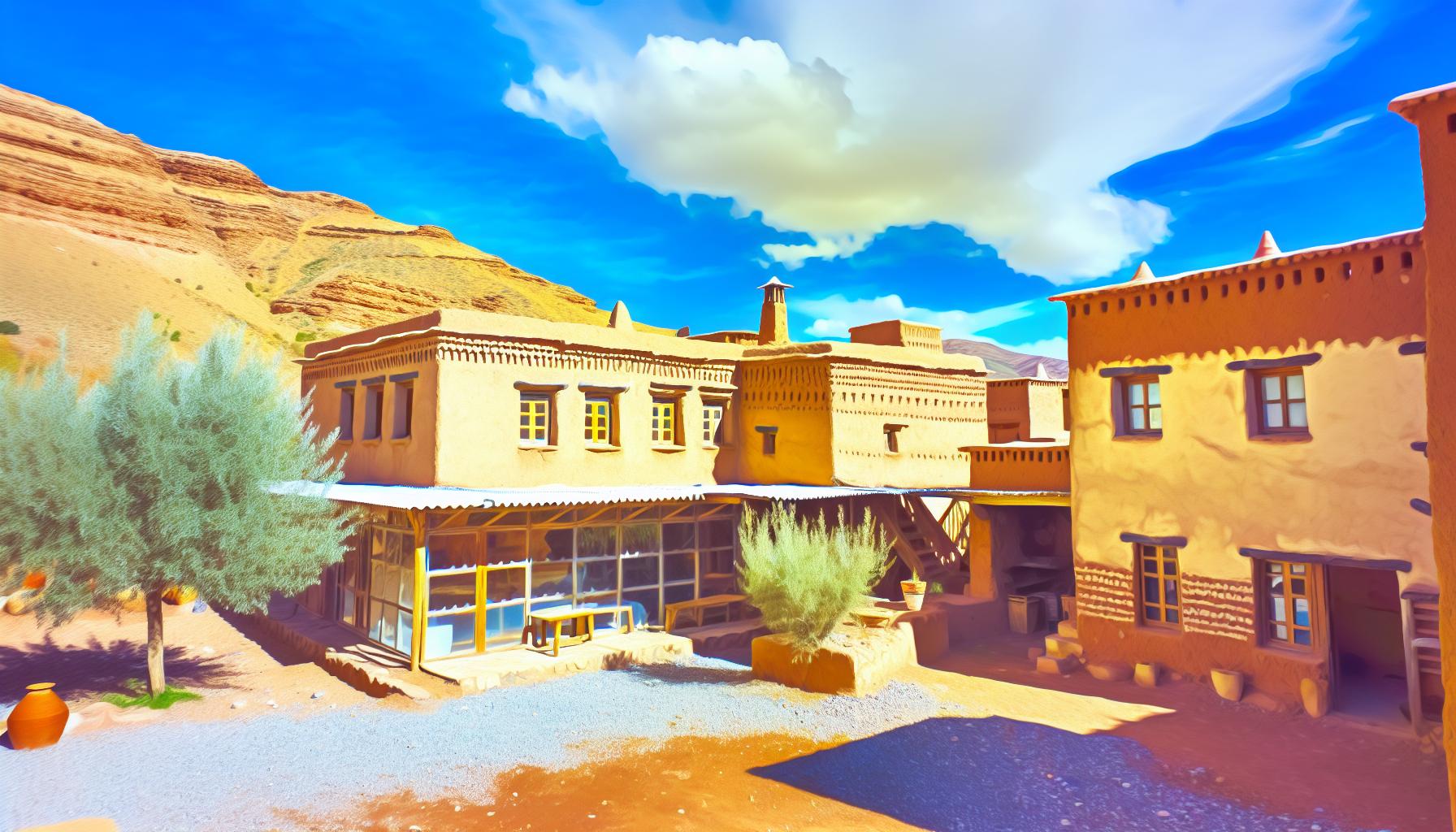 Berber guest house in Atlas