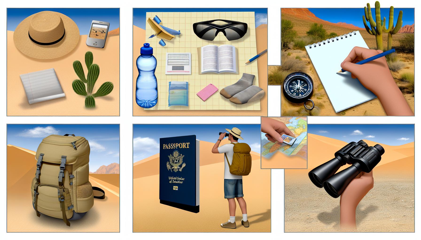 Travel in the desert