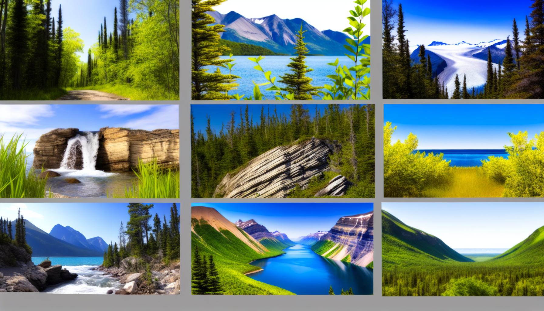 Natural landscapes of Quebec
