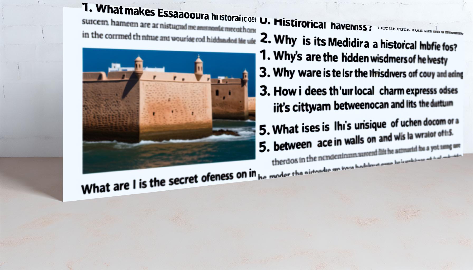 Essaouira between ocean and walls