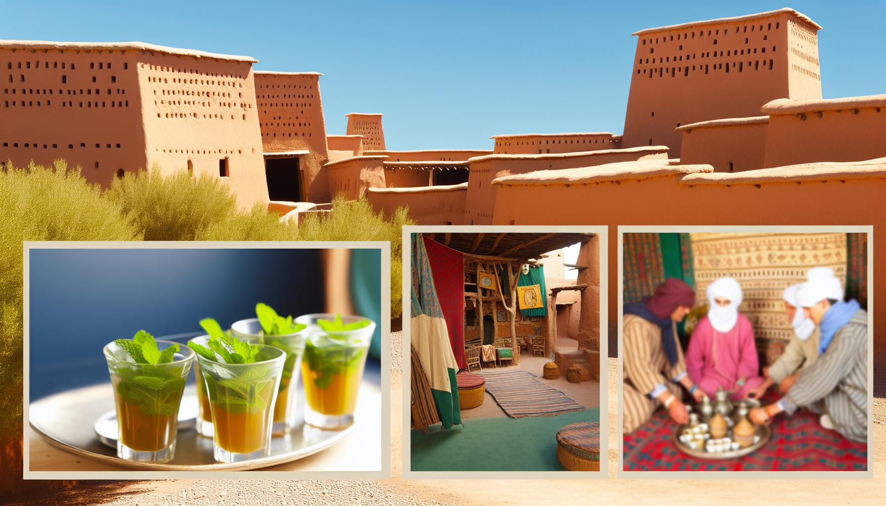 Ground coverings and narrow alleyways of ksour