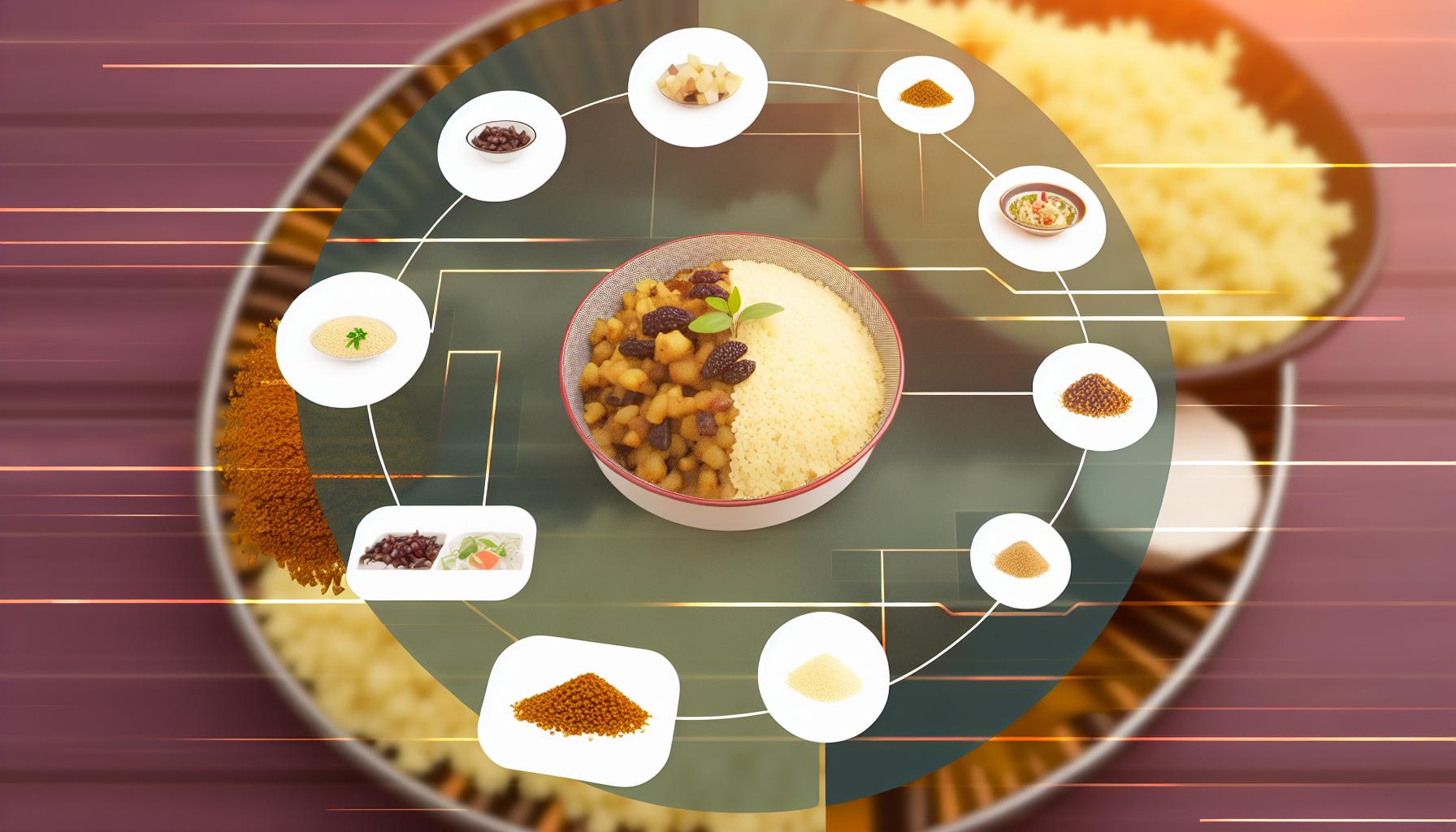 Preparation of Moroccan couscous