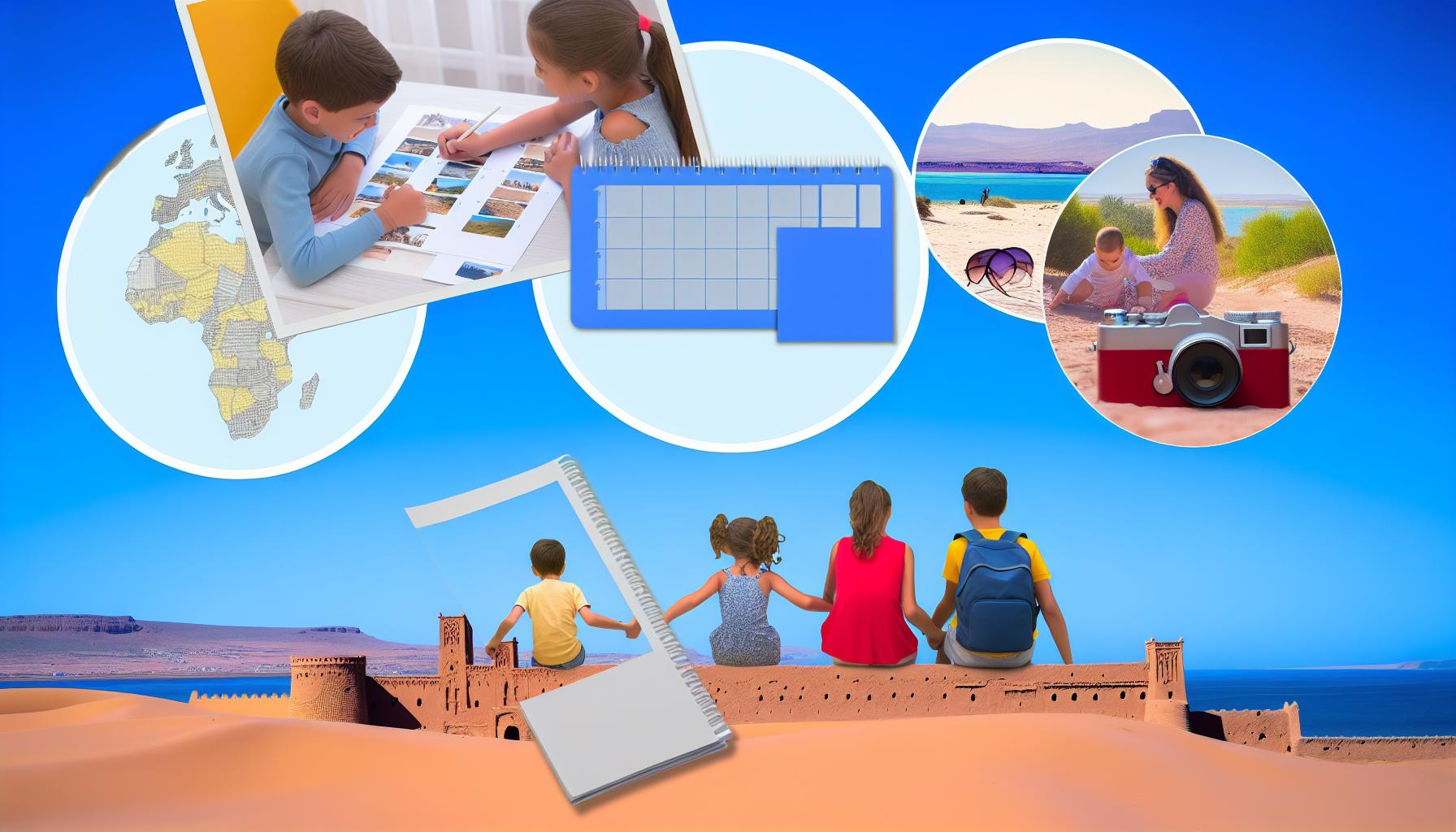 Children's activities in Morocco