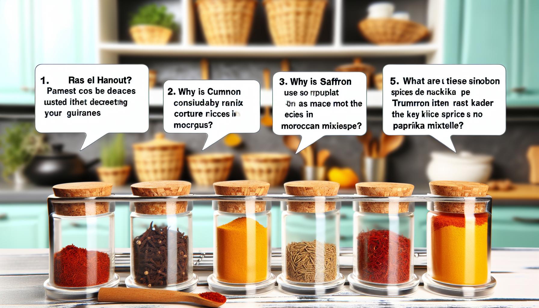 Safran in Moroccan cuisine