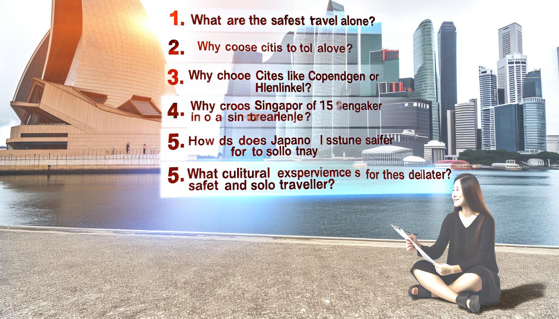 Single traveler in Japan