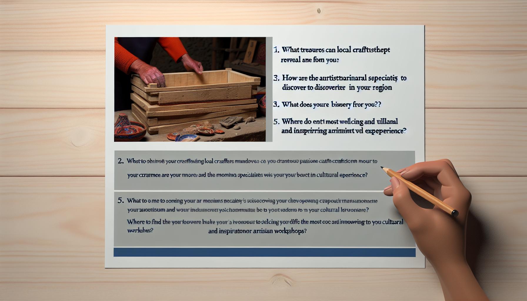 Spécialités artisanales