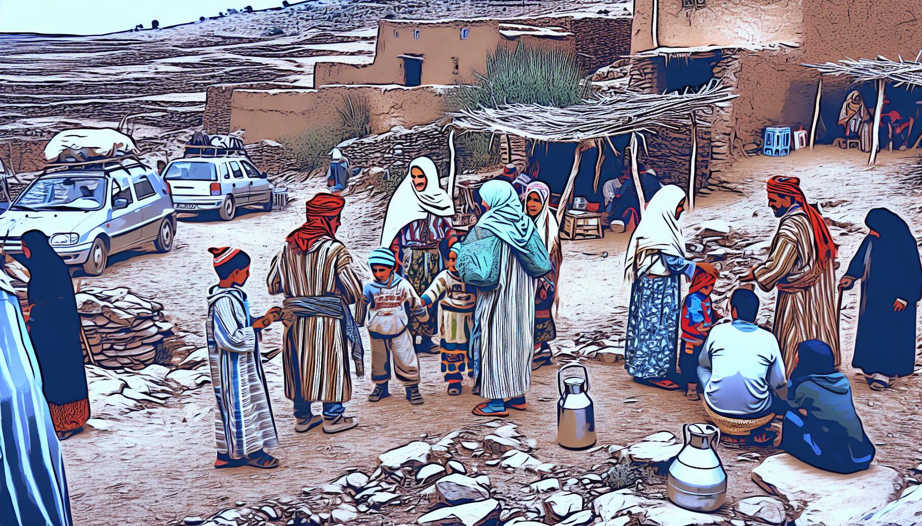Meeting with Berber tribes