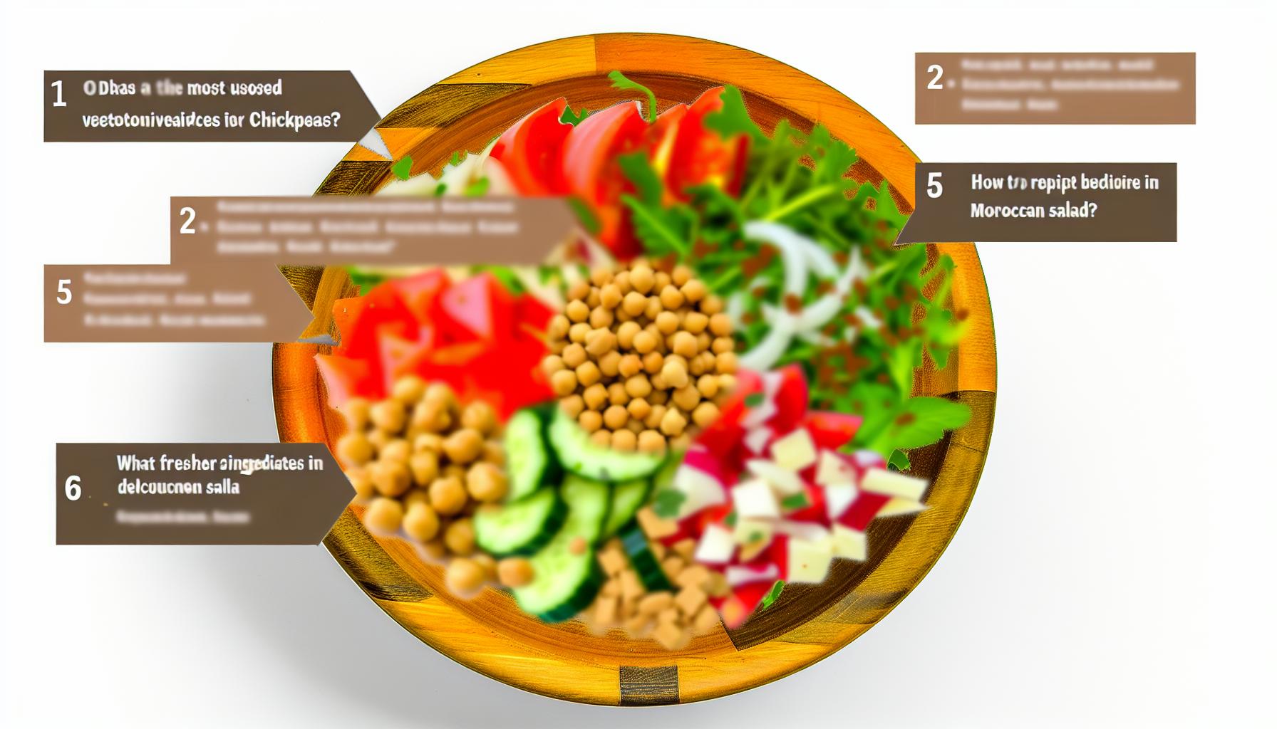 Typical Moroccan Salads