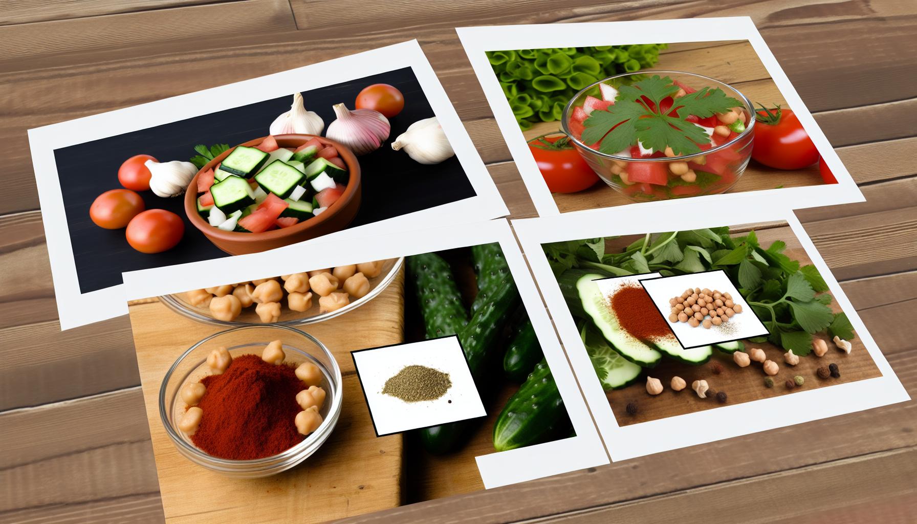 Moroccan spices salad