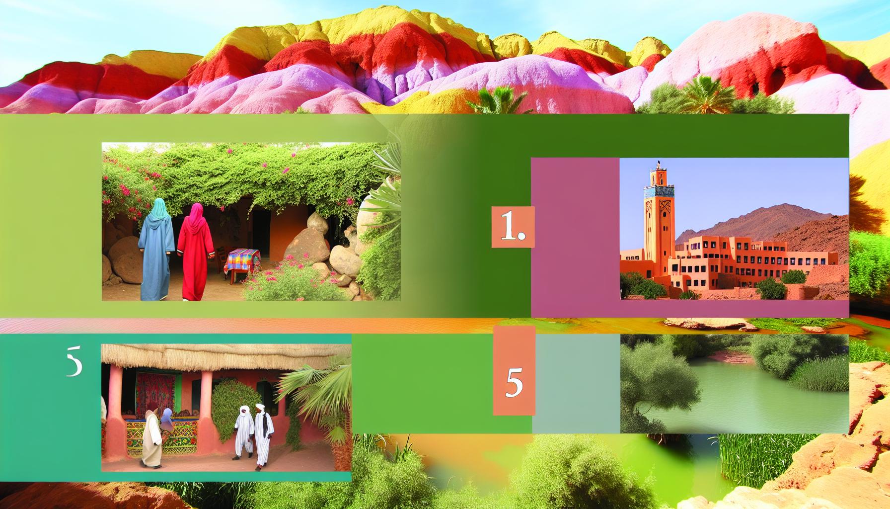 Colorful rocks of Tafraout