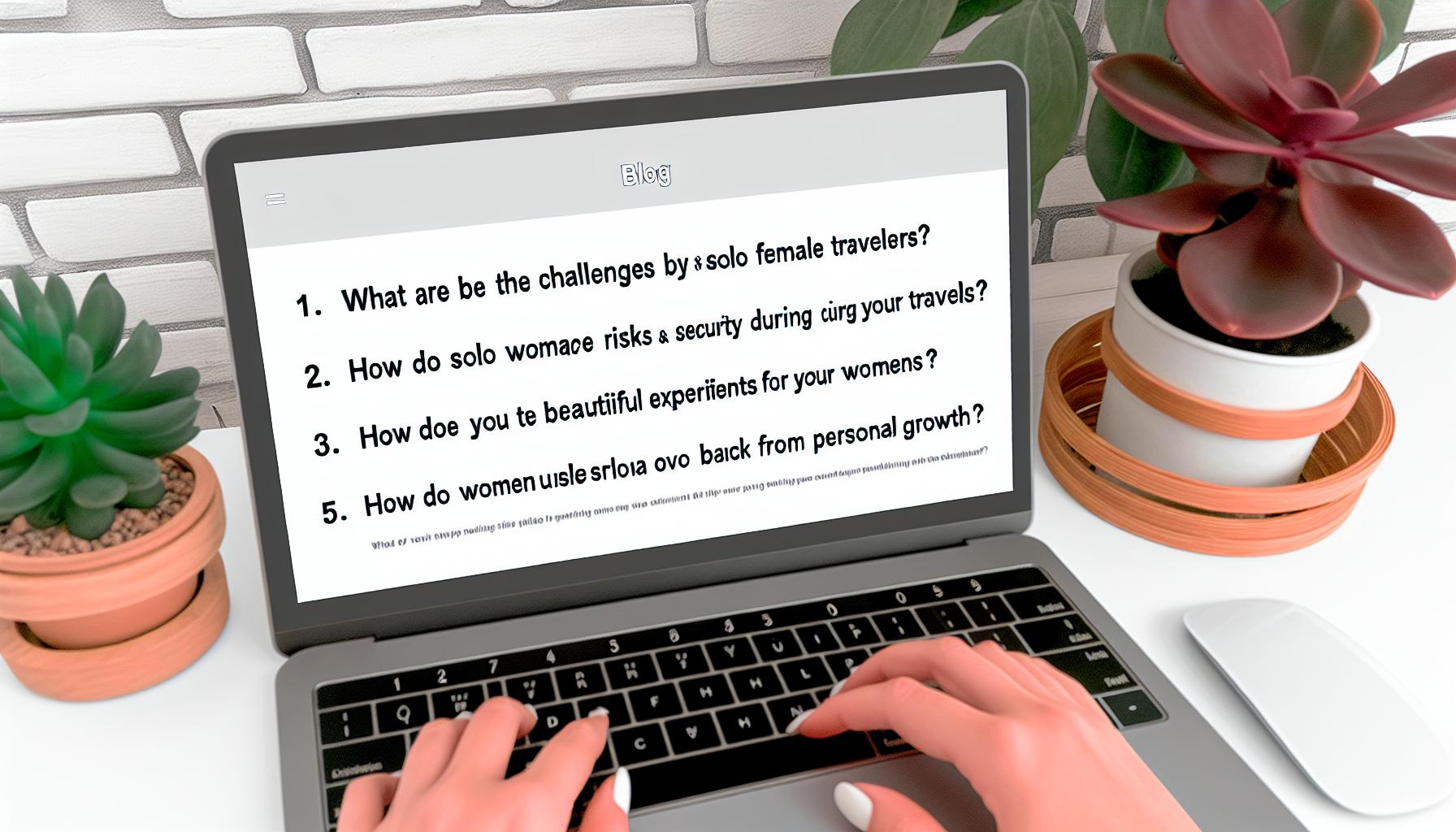 Women travelling alone