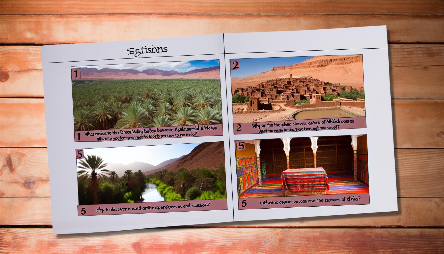 Palmeries and oasis of the Drâa Valley