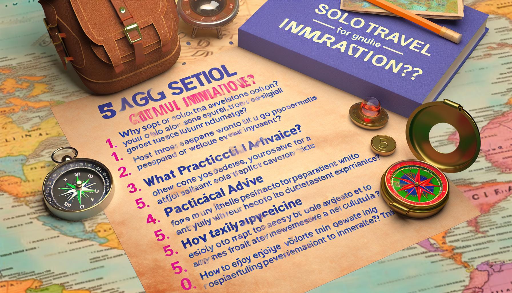 Cultural immersion solo