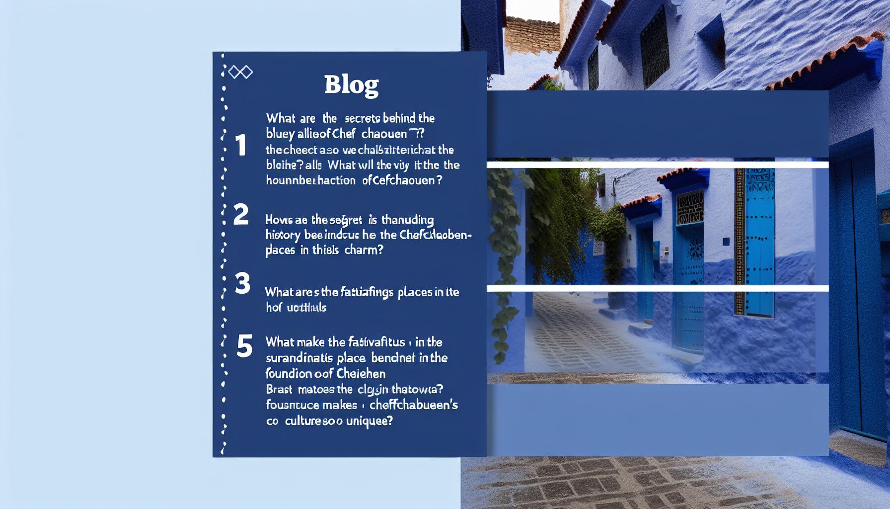 Culture de Chefchaouen