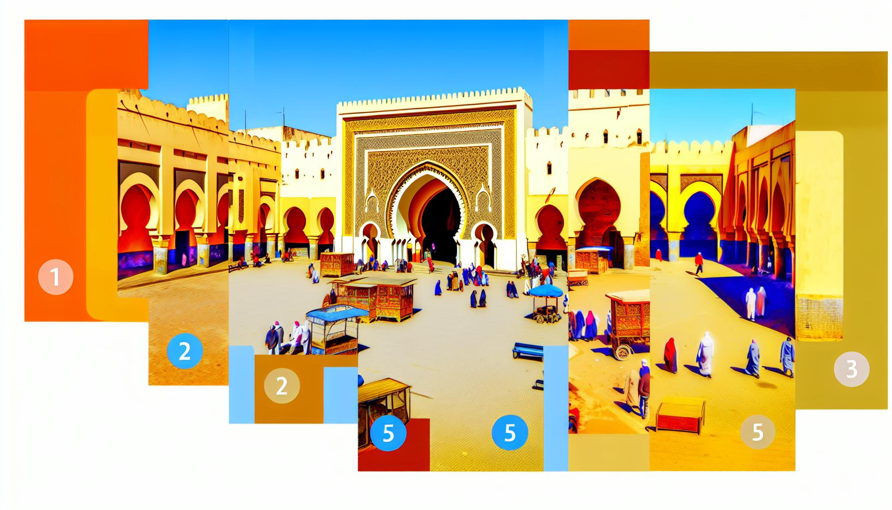 Merveilles architecturales de Meknès