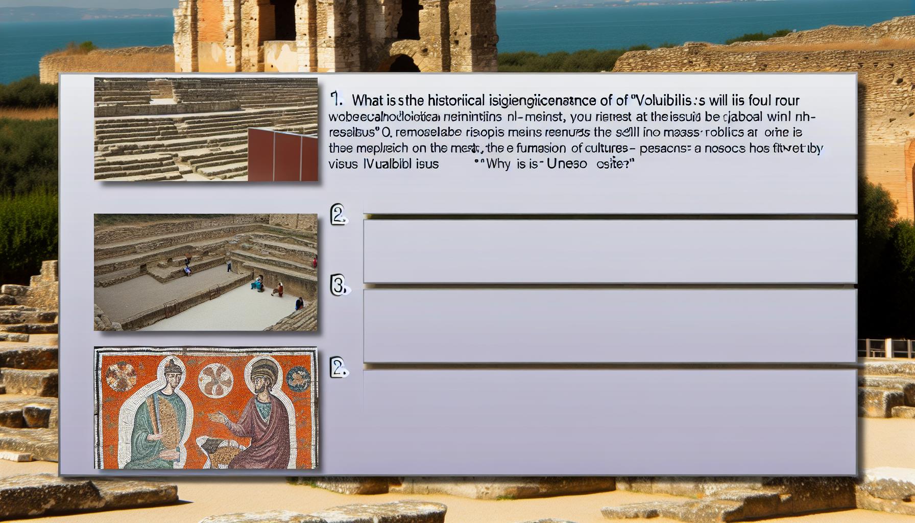 Site de Volubilis