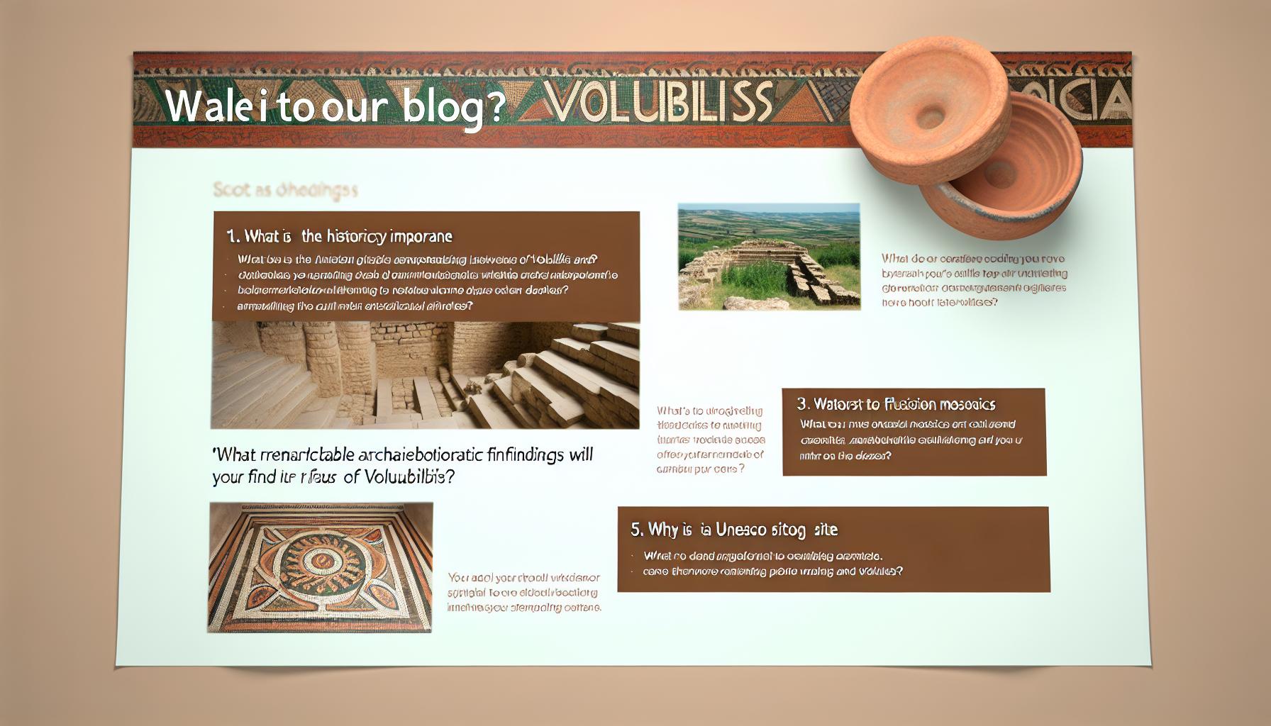 Site archéologique de Volubilis