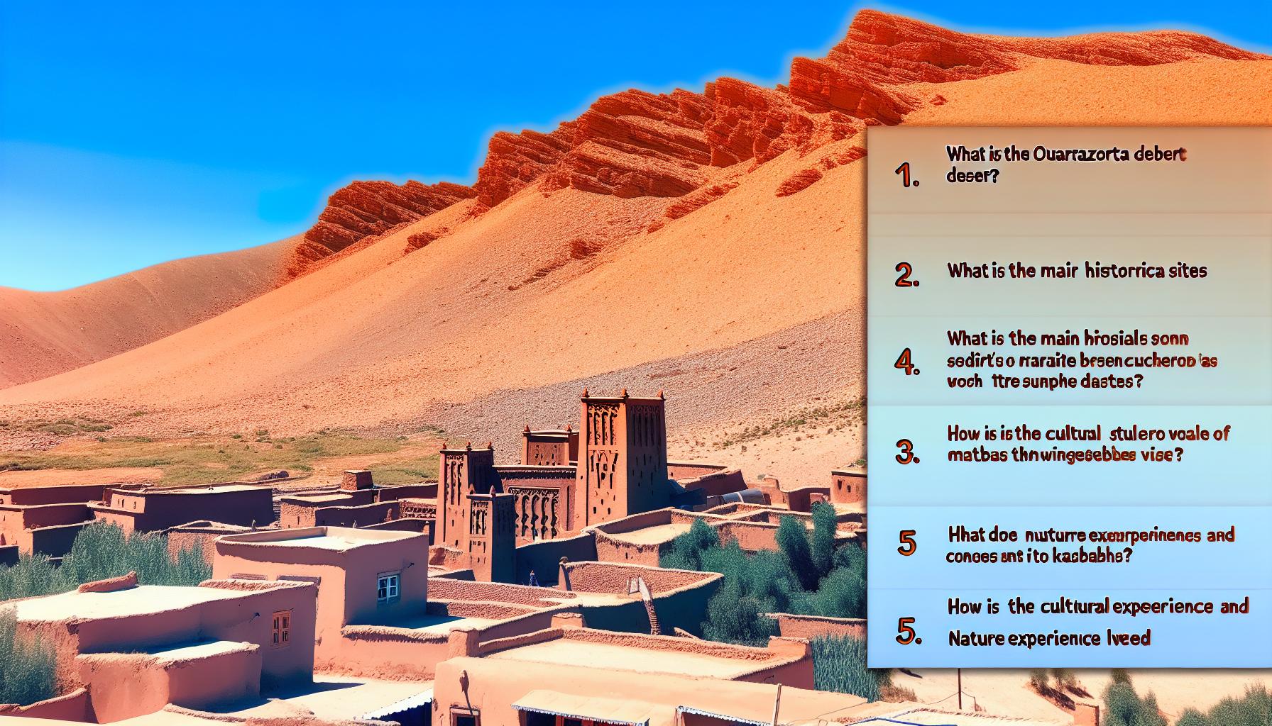 Désert d'Ouarzazate