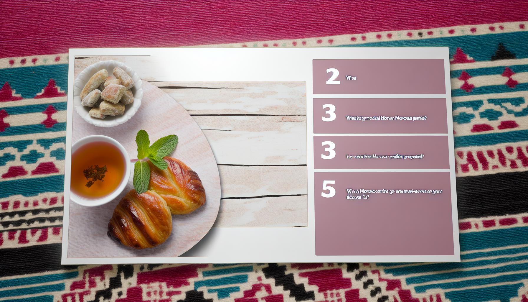 Pâtisseries marocaines
