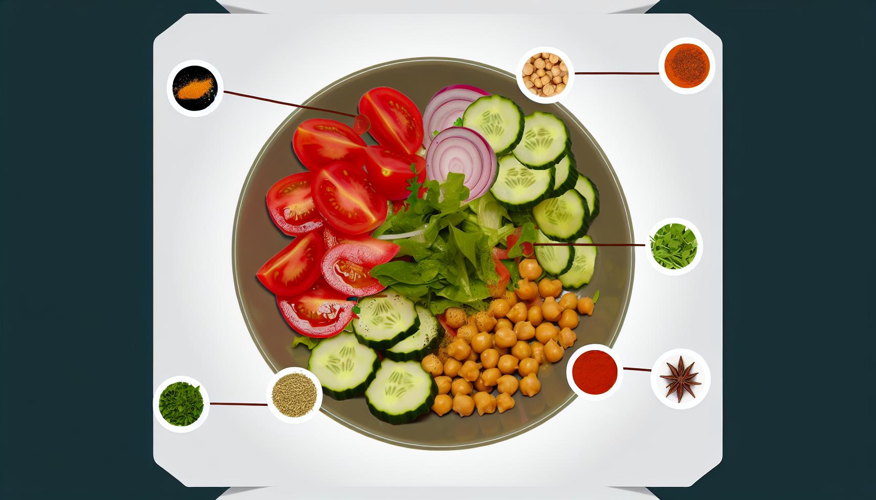 Salades marocaines typiques
