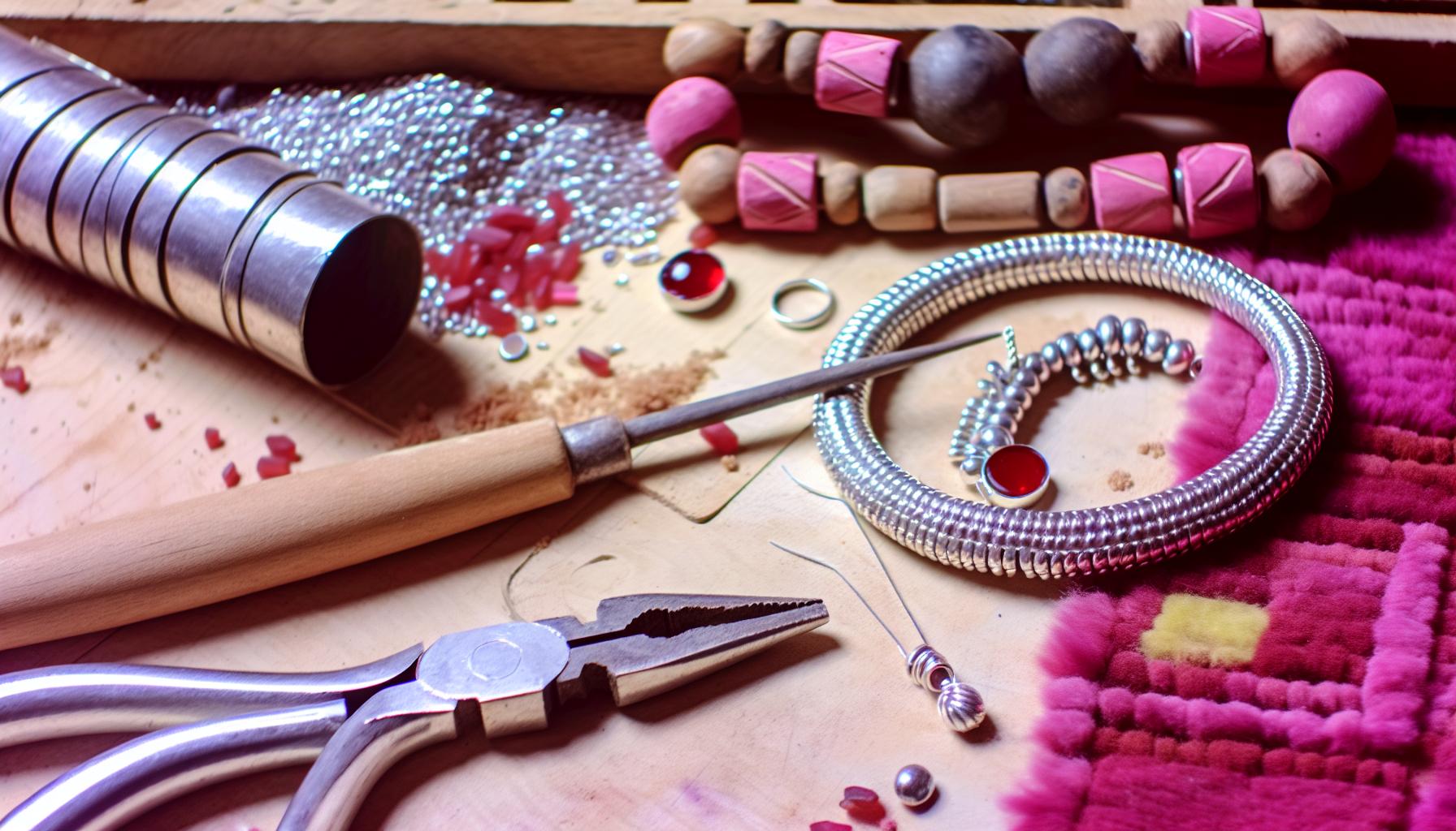 Atelier de fabrication de bijoux berbères