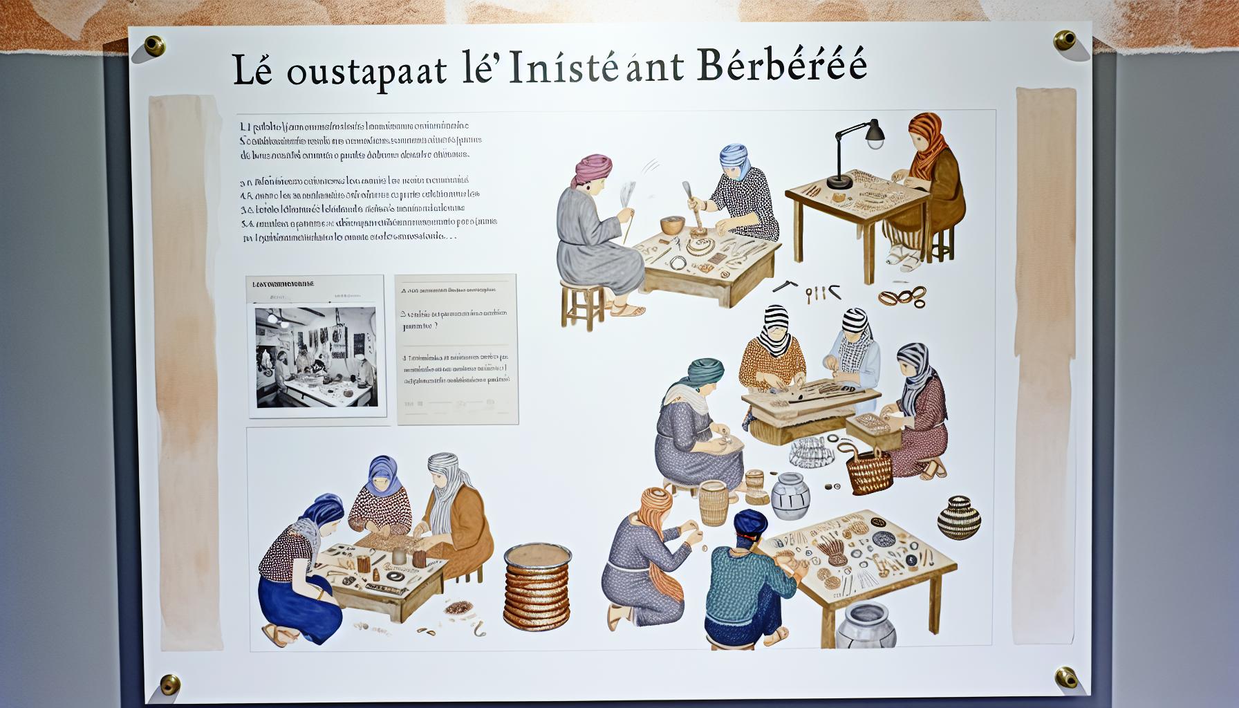 Atelier de fabrication de bijoux berbères