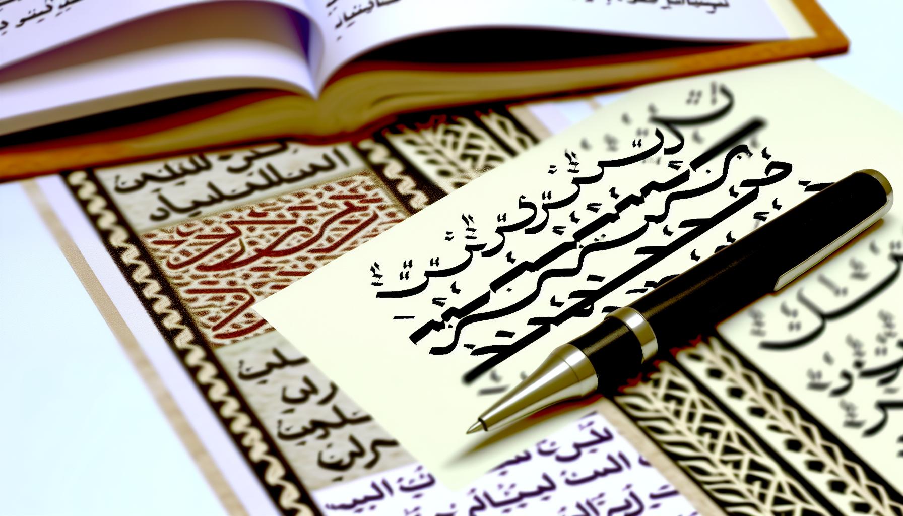 Calligraphie marocaine