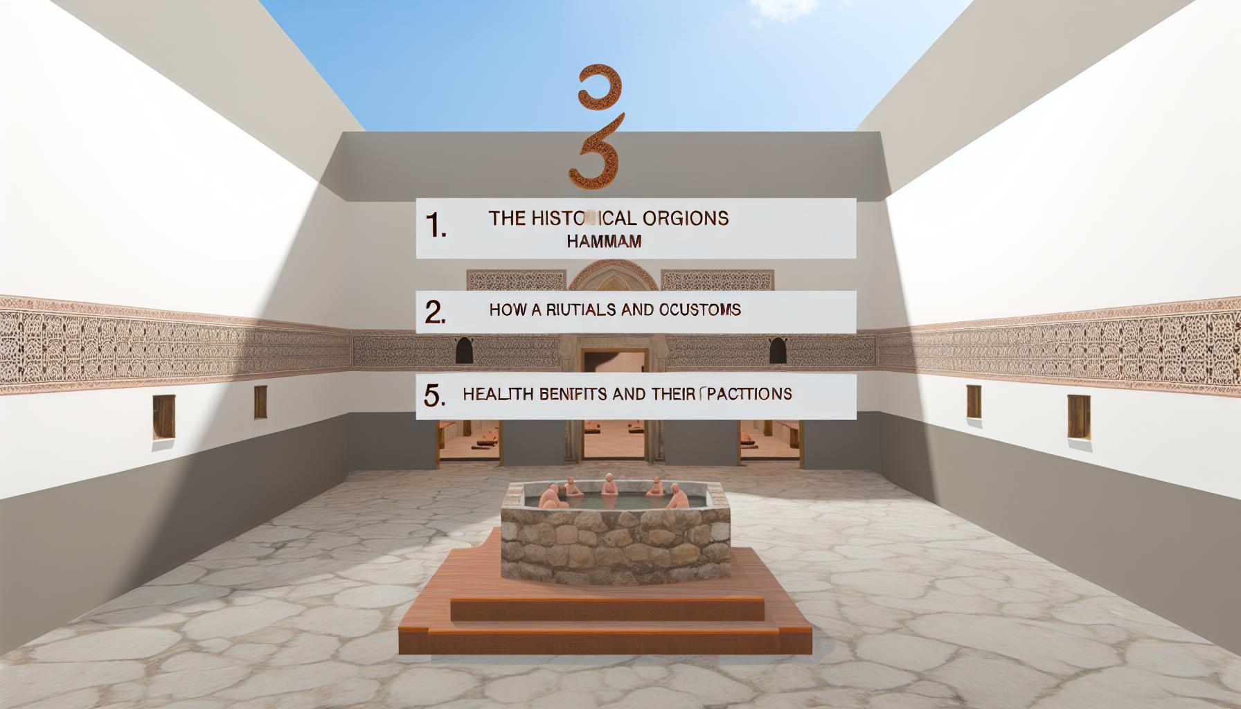 Rituels dans un hammam traditionnel