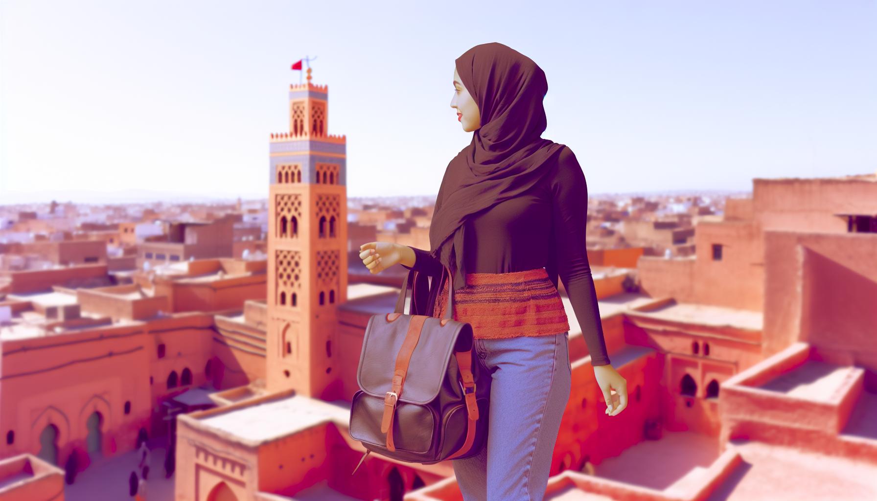 Voyageuse au Maroc