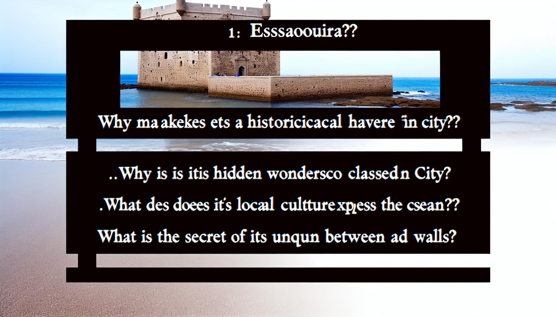 Merveilles cachées d'Essaouira