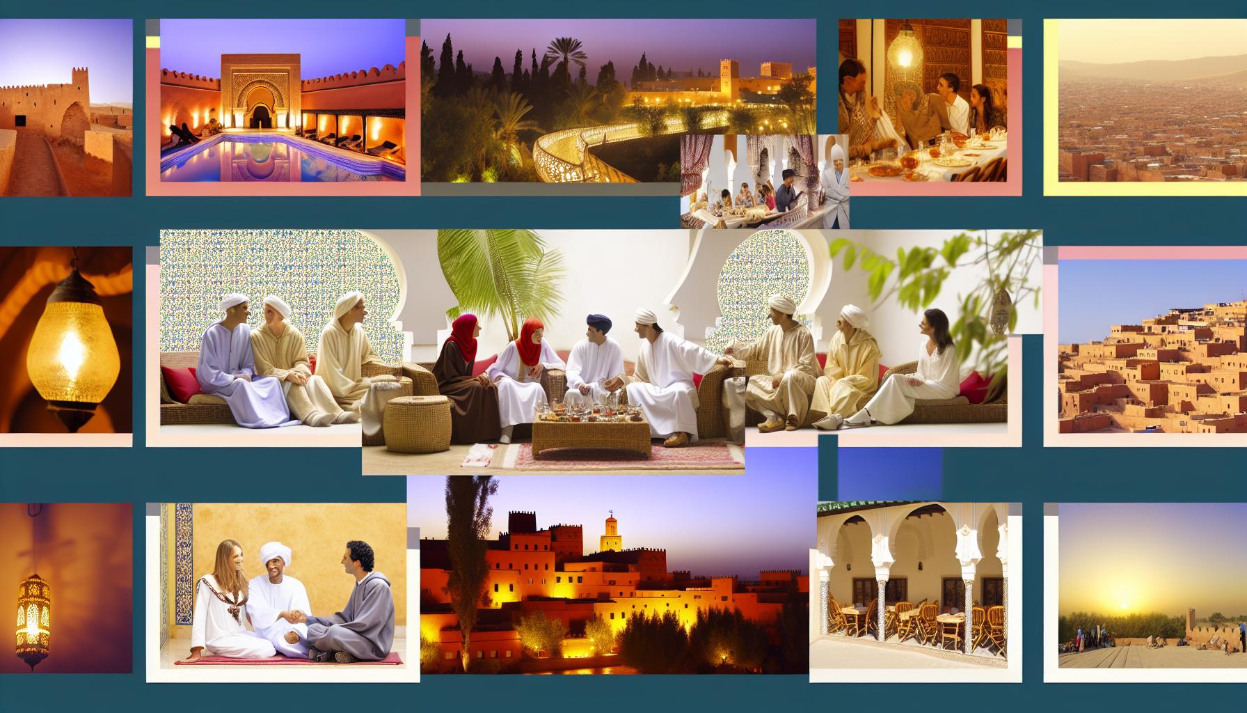 Riad romantique au Maroc